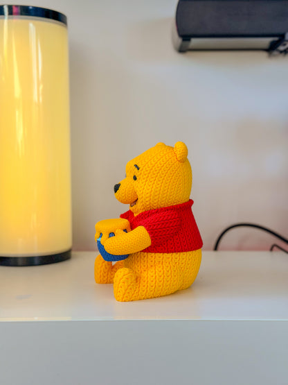 Knitted Winnie the Pooh - 20cm