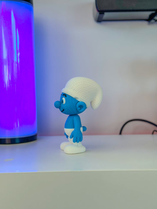 Knitted Smurf