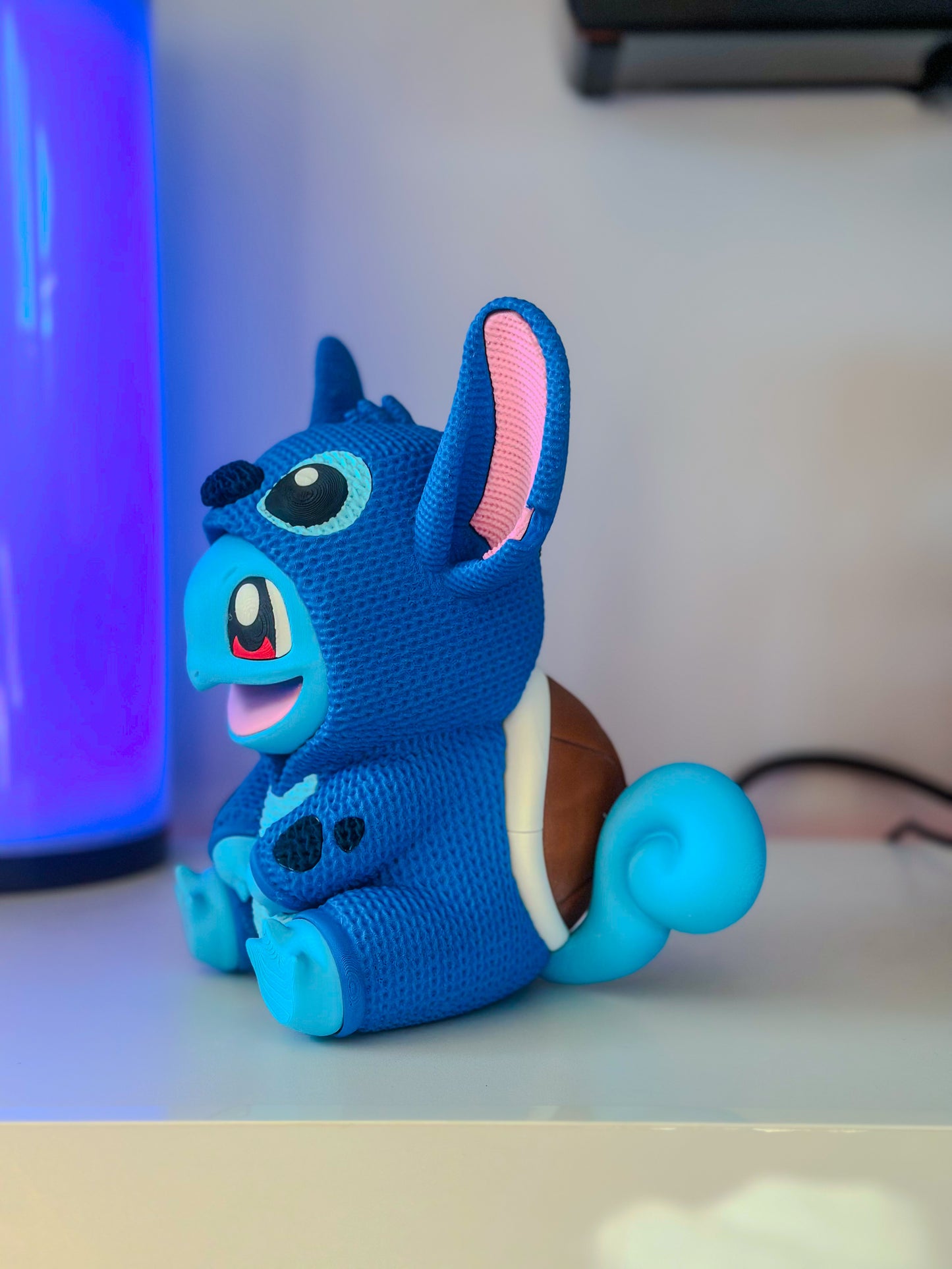 Squirtle in Stitch Onesie