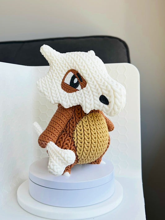 Knitted Cubone - 3D Printed
