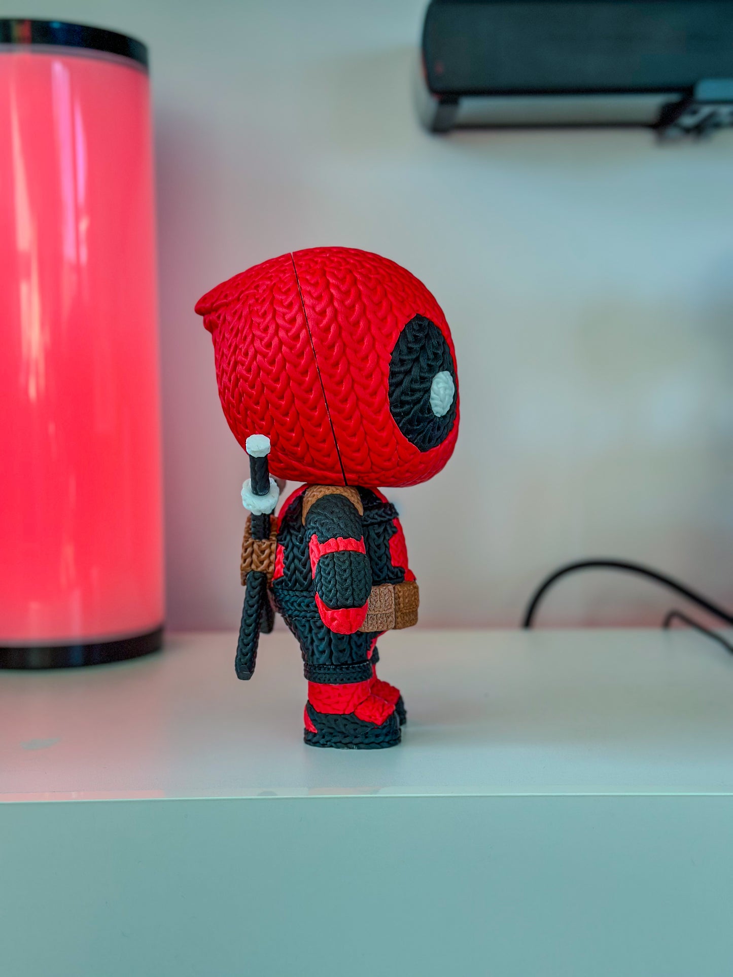 Knitted Deadpool - 20cm tall