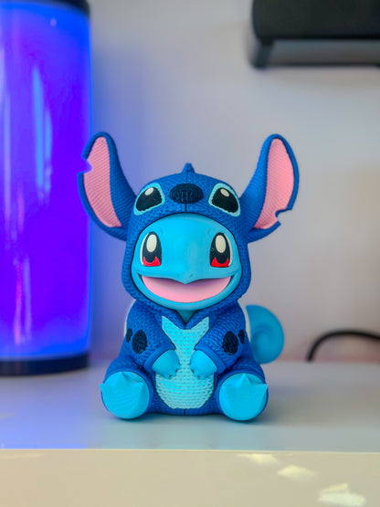 Squirtle in Stitch Onesie