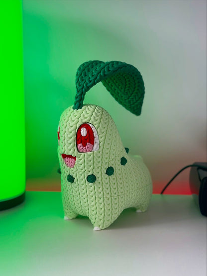 Knitted Chikorita