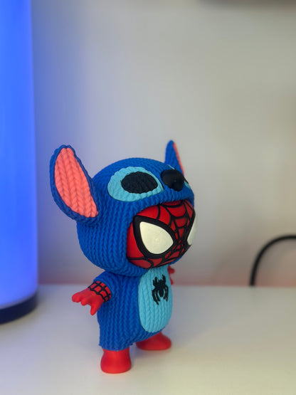 Spiderman in Stitch Onesie 15cm
