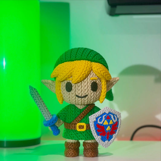 Knitted Link - From Legend of Zelda (20cm tall)
