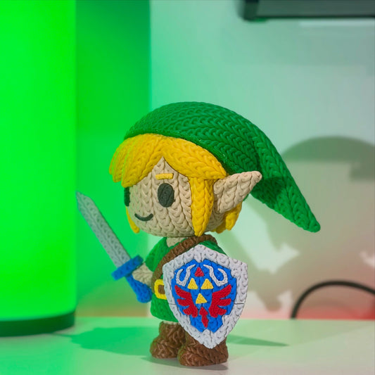 Knitted Link - From Legend of Zelda (20cm tall)