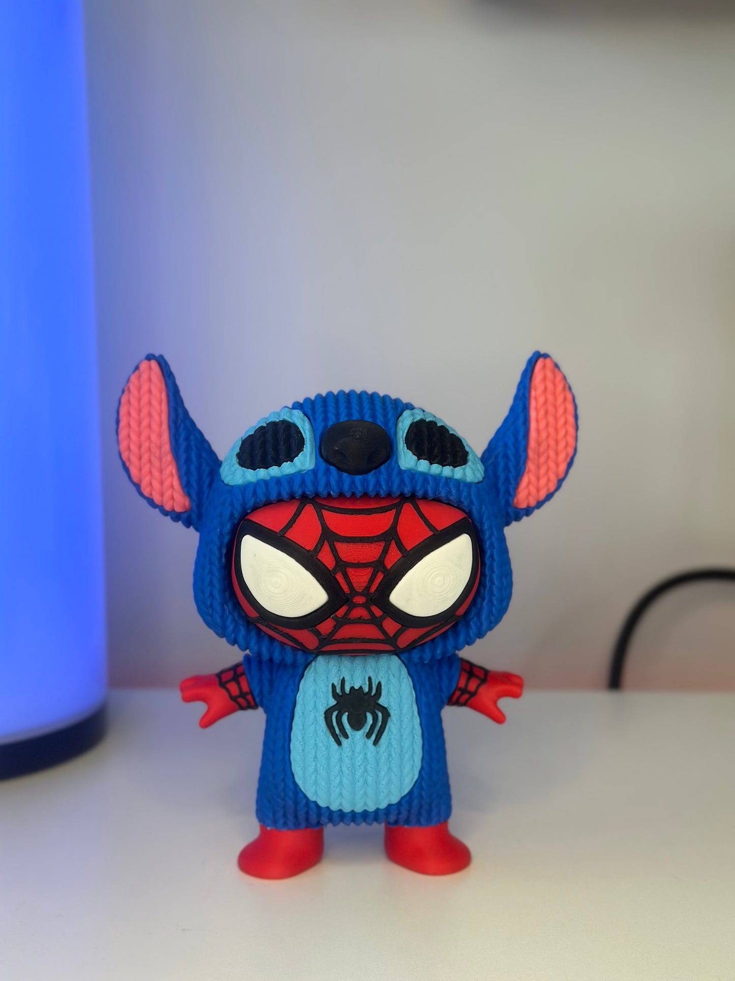Spiderman in Stitch Onesie 15cm