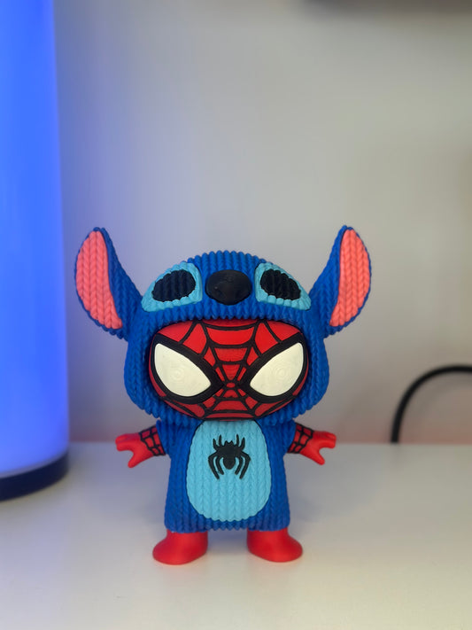 Spiderman in Stitch Onesie 15cm