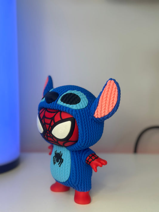 Spiderman in Stitch Onesie 15cm