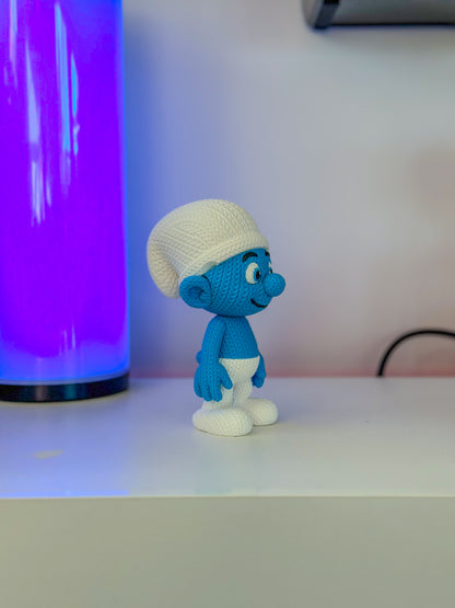 Knitted Smurf