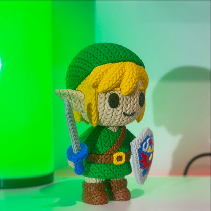 Knitted Link - From Legend of Zelda (20cm tall)