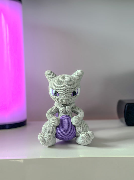 Knitted MewTwo