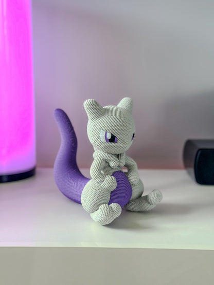 Knitted MewTwo
