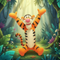 Knitted Tigger - 20cm