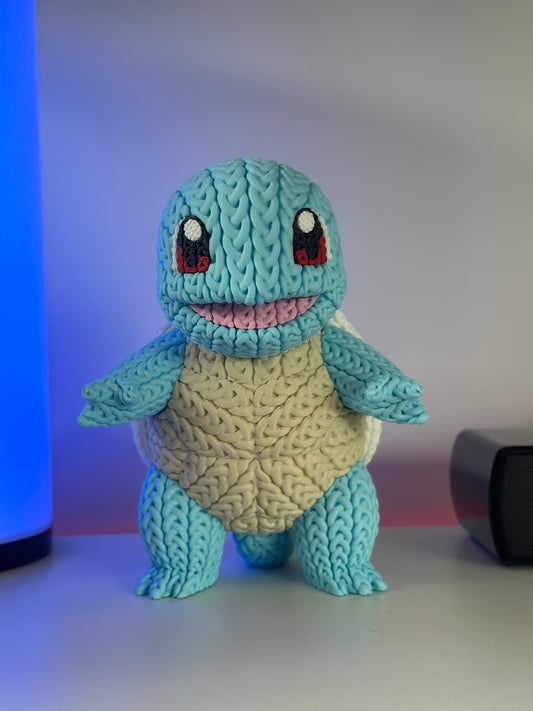 Knitted Squirtle - 3D Printed