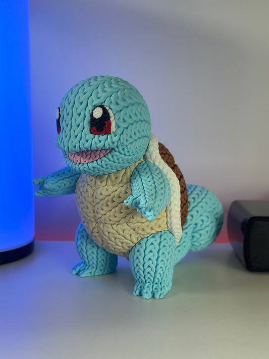 Knitted Squirtle - 3D Printed