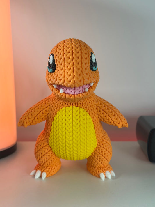 Knitted Charmander - 3D Printed