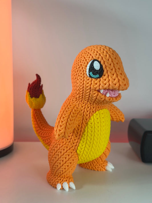 Knitted Charmander - 3D Printed