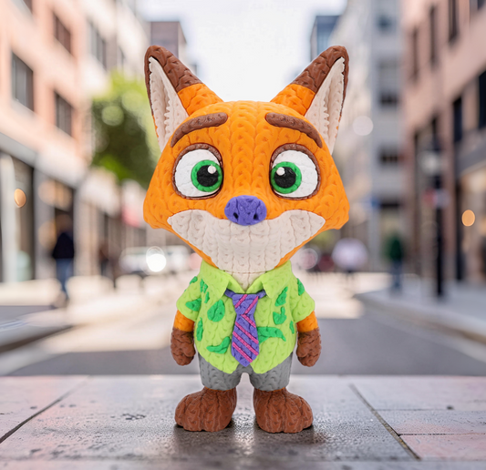 Nick Wilde Knitted - 20cm