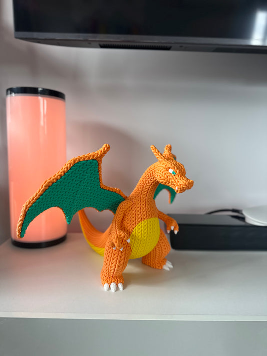 Knitted Charizard - 3D Printed