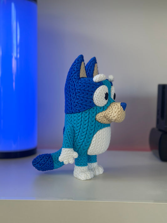 Knitted Bluey