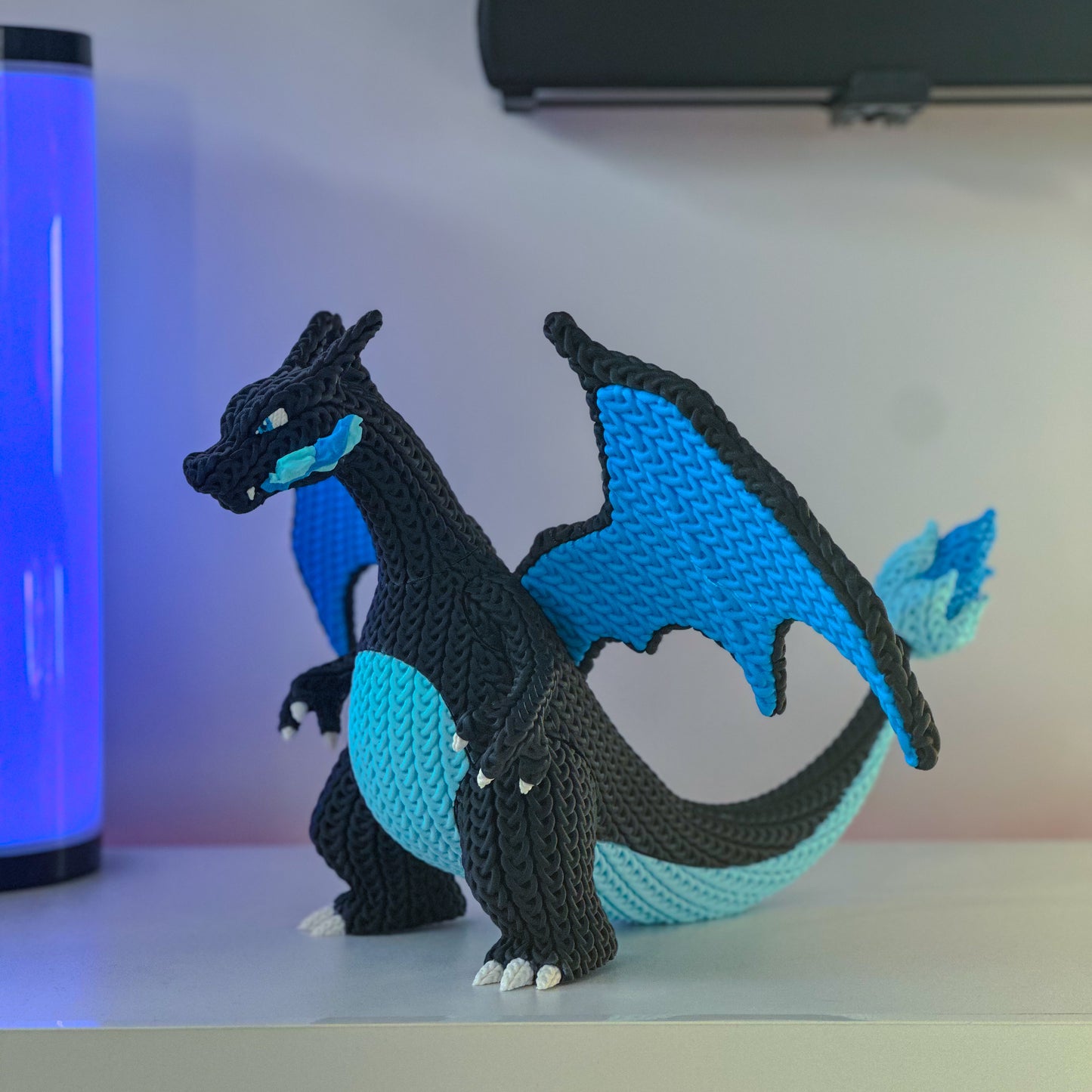Mega Charizard X Knitted