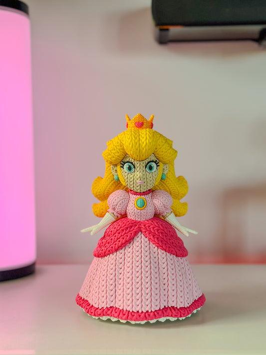 Knitted Princess Peach