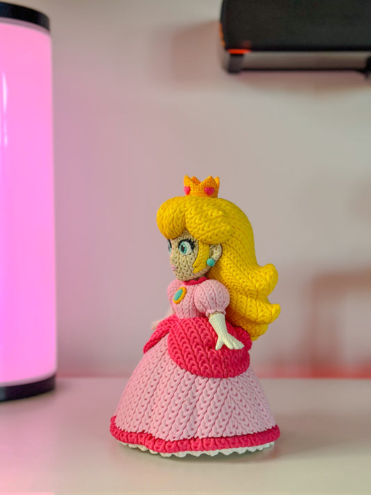 Knitted Princess Peach