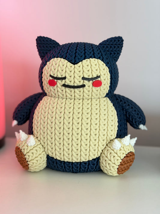 Knitted Snorlax - 3D Printed